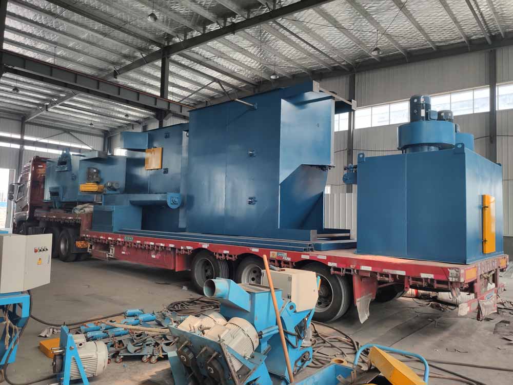 張家口客戶定做的Q6915通過式拋丸機(jī)