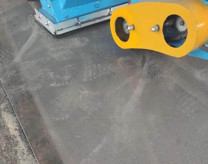 路面拋丸機除銹鋼板效果